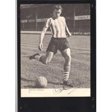 Signed action picture of Martin Chivers the Southampton footballer.  